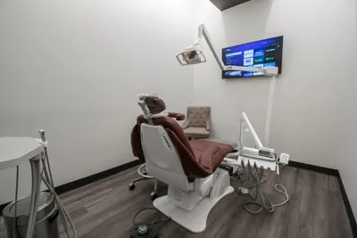dental exam room at Starlite Dental