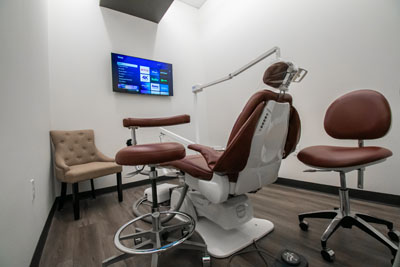 oral surgery room at Starlite Dental in McKinney, TX